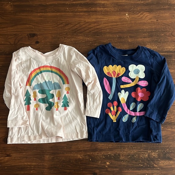 Hanna Andersson long sleeve graphic shirt bundle size 2T - Picture 1 of 8